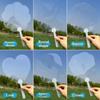 5Pcs Plastics Transparent Blank Fan Children Diy Stage Performance Hand Fan Decor For Diy Craft Make Hand Graffiti Fan