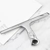 Glass Shower Door Squeegee Cleaning Tools Shower Squeegee Stainless Steel Window Squeegee Shower Wiper Bathroom Cleaner Tool