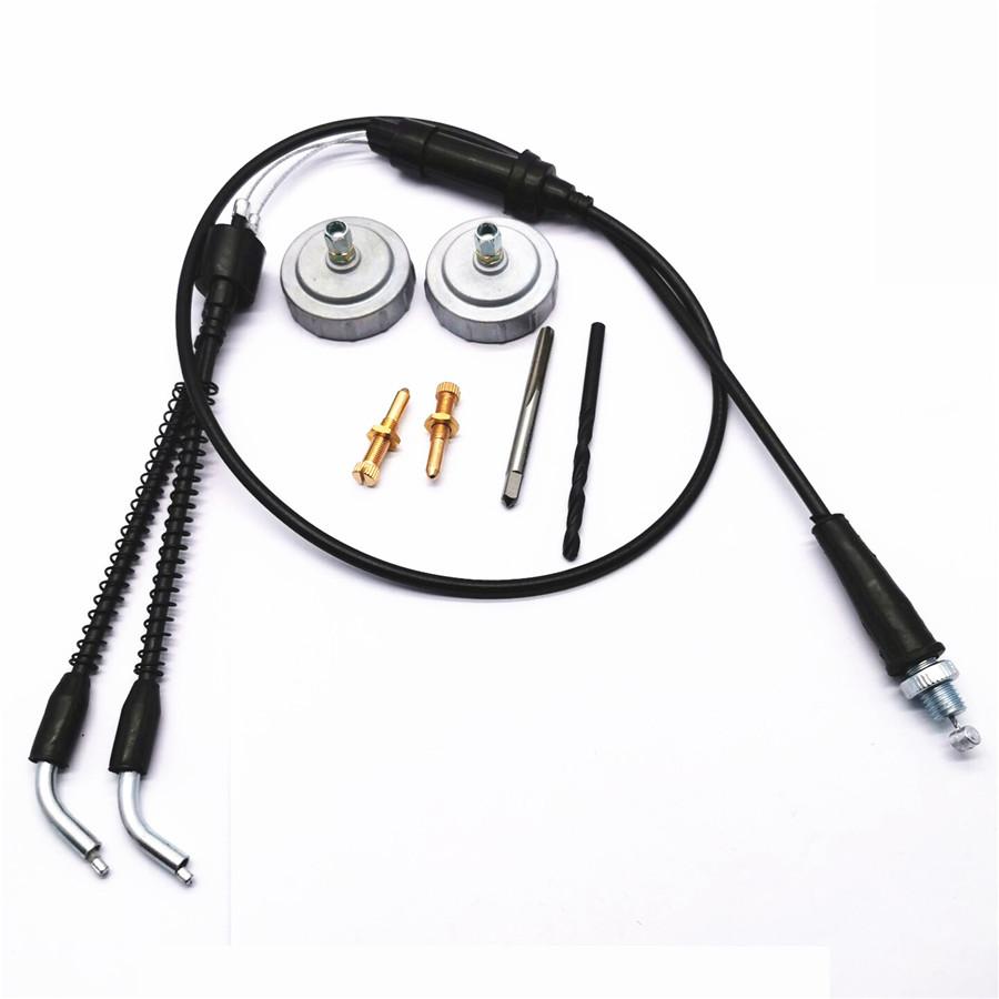 Комплект заглушек тросика газа, крышки карбюратора и винтов холостого хода для Yamaha Yfz350 Banshee 1987-2006.