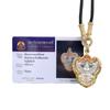 Thai Buddhist Garuda Amulet Unisex Pendant with Authentication Card