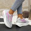 Мода Женские Кроссовки Обувь Мода Женская Вулканизированная Обувь Высокое Качество Обувь на Плоской Подошве DLSYXD Женская Обувь для Ходьбы Платформа Большой Размер Zapatillas Mujer
