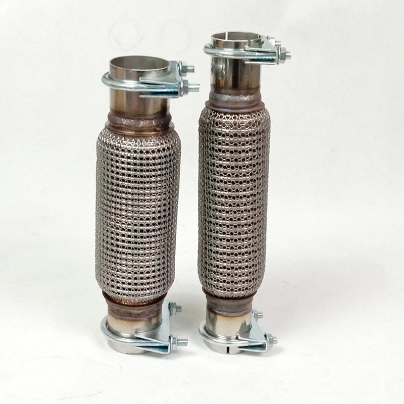Universal non-welding high temperature resistant Five layer stainless steel exhaust flex pipe soft connection bellows hose clamp