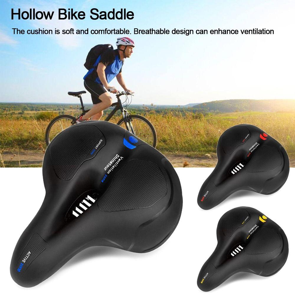 Cycling Accessory Road Mountain MTB Bicycle Shock Absorbing Comfortable Seat Hollow Bike Saddle