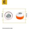 V16 LED Flashlight: White & Yellow Emergency Car Warning Light with Battery, Strong Magnet.