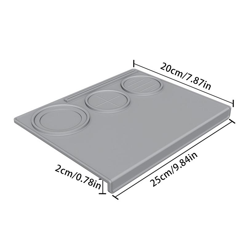 Коврик для тампона эспрессо, тампон для распределителя кофе, силиконовый тампон для портафильтра, водонепроницаемый, термостойкий коврик для тампона