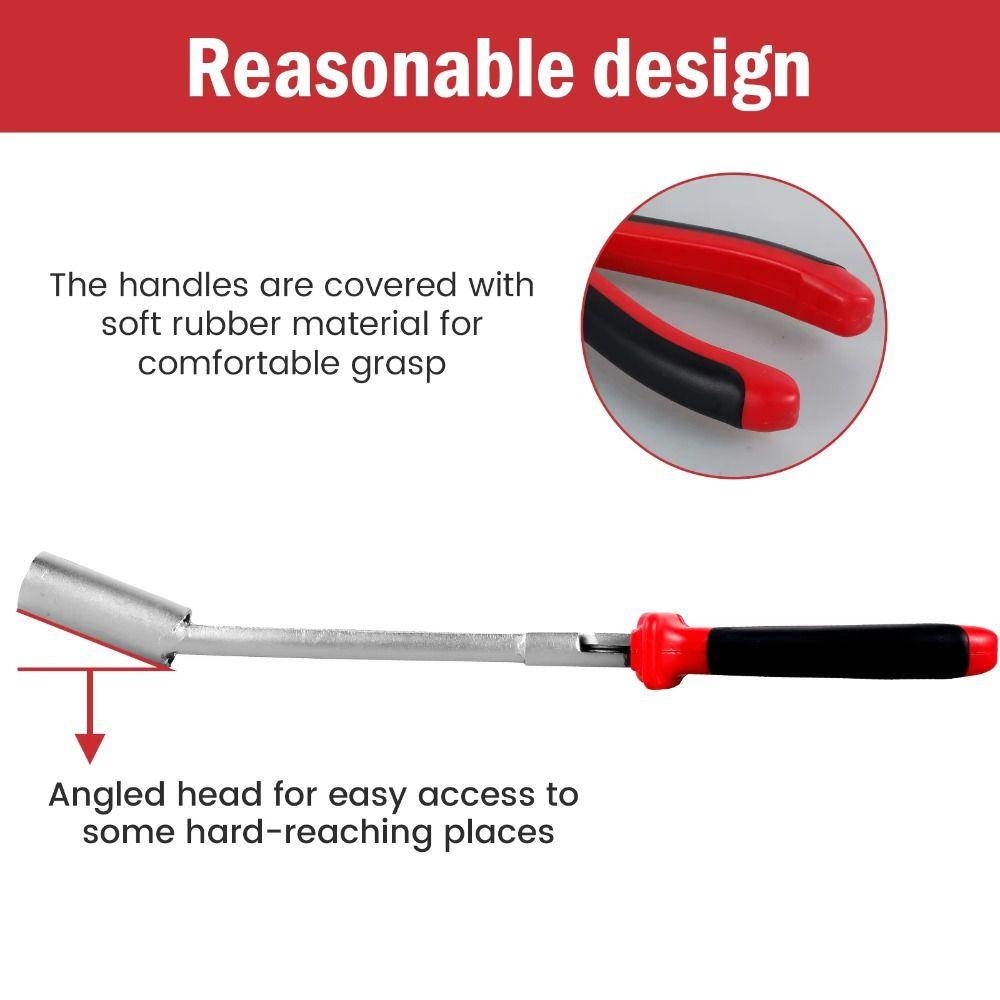 Портативные плоскогубцы для свечей зажигания автомобиля, нескользящая ручка, плоскогубцы для снятия проводов свечей, автомобиль