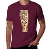 Tiger T-Shirt oversized customs animal prinfor boys mens workout shirts