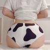 Sexy Cow Print Women's Panties Low Waisted Briefs Underwear Breathable Soft Lingerie Underpants