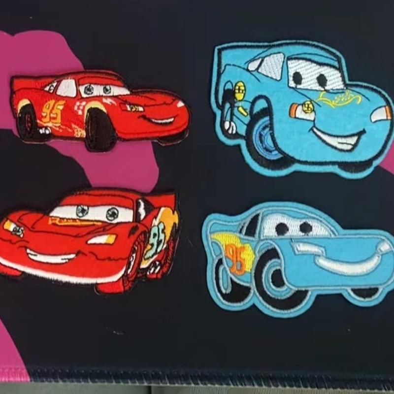 Тачки Pixar, глажка, гладильные и швейные нашивки, милые креативные украшения для одежды, мультяшные наклейки, праздничный подарок
