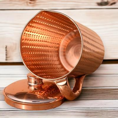 Кувшин для воды из чистой меди, медный кувшин для воды (50,7 жидких унций США) Польза здоровью