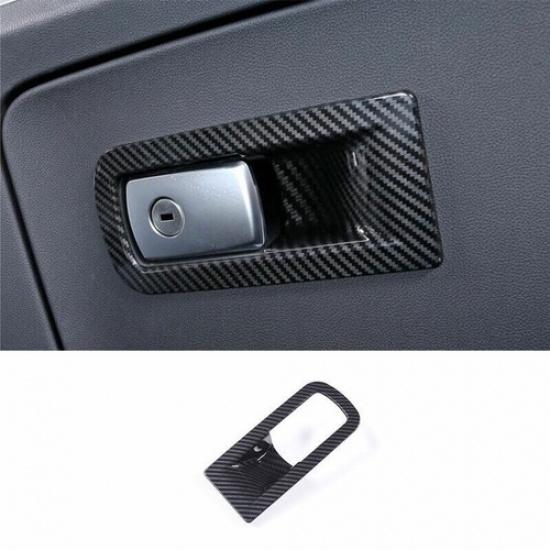 For BMW X3 G01 X4 G02 2018-21 Carbon Fiber Co-Pilot Storage Box Handle Bowl Trim