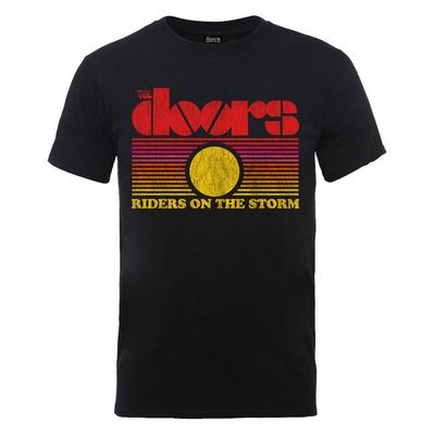 Футболка The Doors Riders On The Storm Закат Джим Моррисон Официальная Черная Новая