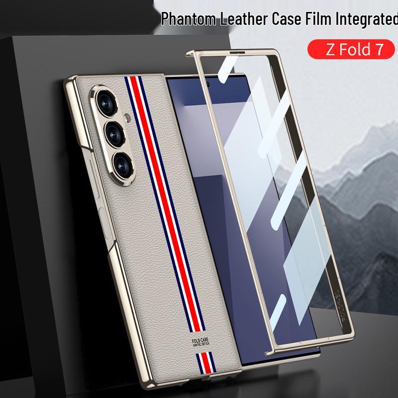 Высококачественный защитный чехол из ПУ-кожи Samsung Z Fold7 для мужчин