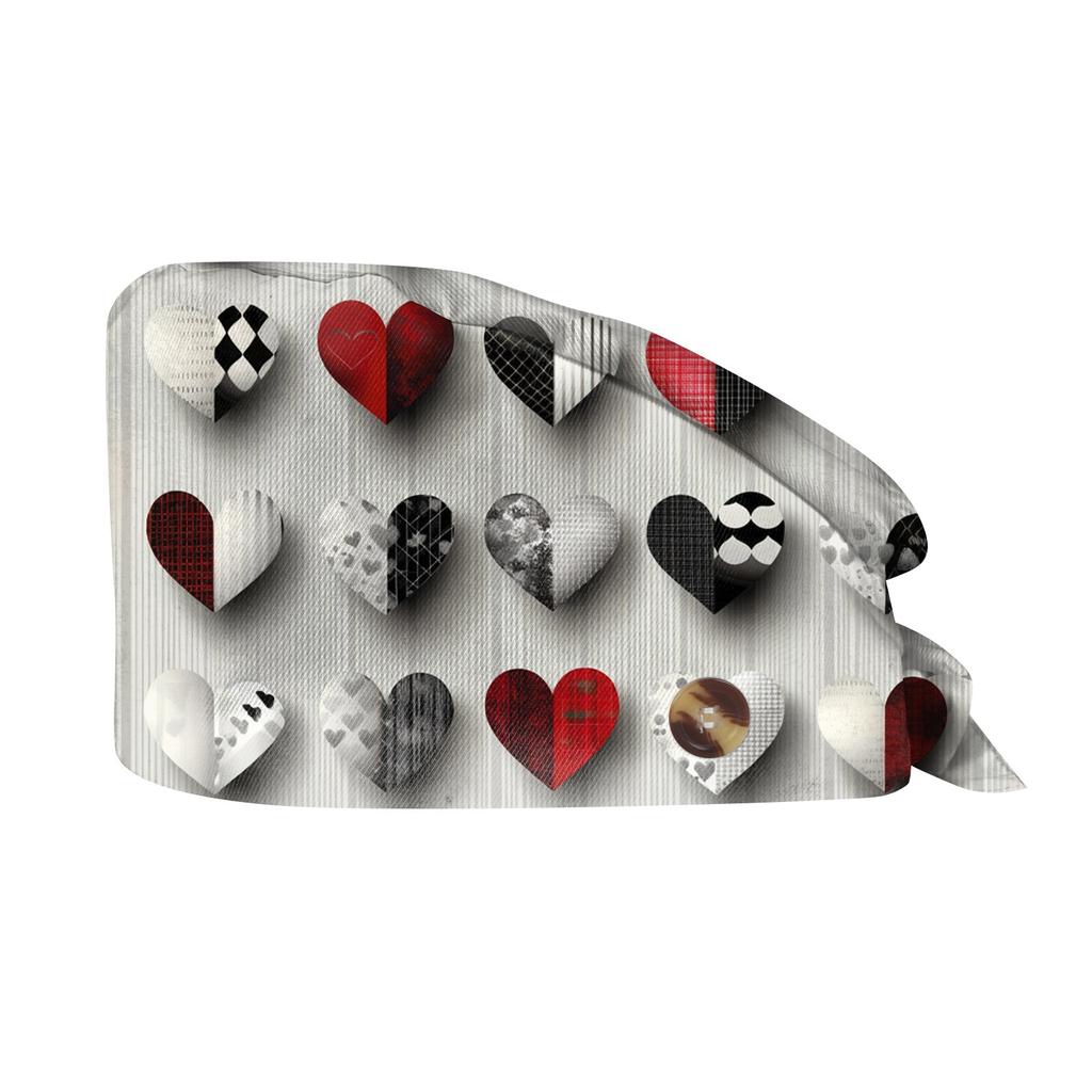 Модная шляпа с принтом ко Дню святого Валентина, повседневная, стираная, кепка-мешок