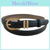 Sophisticated Solid Color Double Layer Belt For Women With Metal Buckle For Work And Leisure