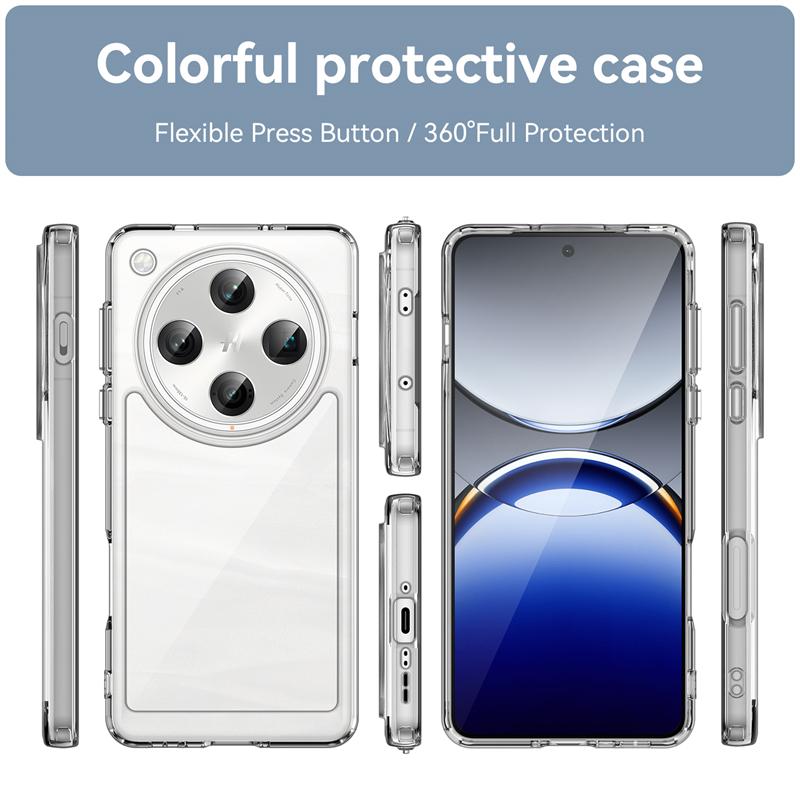 Для чехла-накладки OPPO Find X8 Pro OPPO Find X8 X 8 Capa Новый противоударный бампер Задняя цветная Прозрачный Для Fundas Find X8 Pro