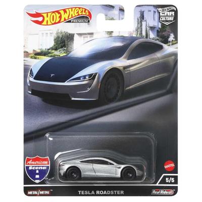 Hot Wheels Автомобильная культура Американская сцена Tesla Roadster лет и HCK02 [3 вверх]