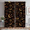 Разделение Хэллоуин Шторы для спальни Затемняющие шторы для комнаты 2 панели Домашний интерьер Шторы Оттенки Гостиная Кухня Элегантный