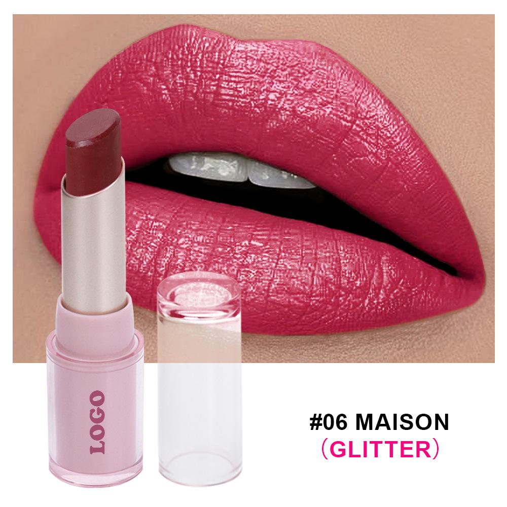 Перламутровый бальзам для губ: Высокоувлажняющая, питательная и придающая объем помада для длительного увлажнения