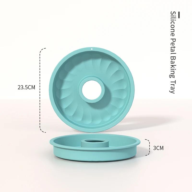 Силиконовая форма для выпечки 3D-формы Антипригарная рифленая трубчатая форма DIY Инструменты для выпечки для кухни Кондитерские изделия Украшение тортов и Формы для выпечки