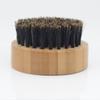Round Handle Beard & Mustache Brush Hair Boar Bristle Beard Brush Massage Comb Men Beard Grooming Tool