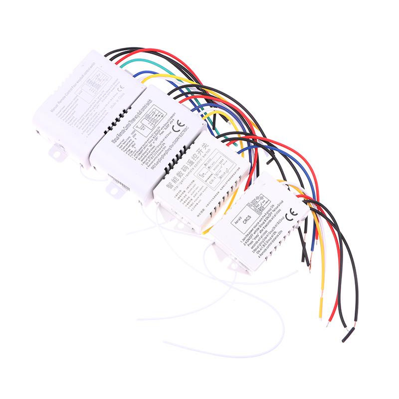 Цифровой пульт дистанционного управления выключатель света беспроводной выключатель вкл/выкл для лампочки люстры 220 В Rf433 1/2/3/4 способа