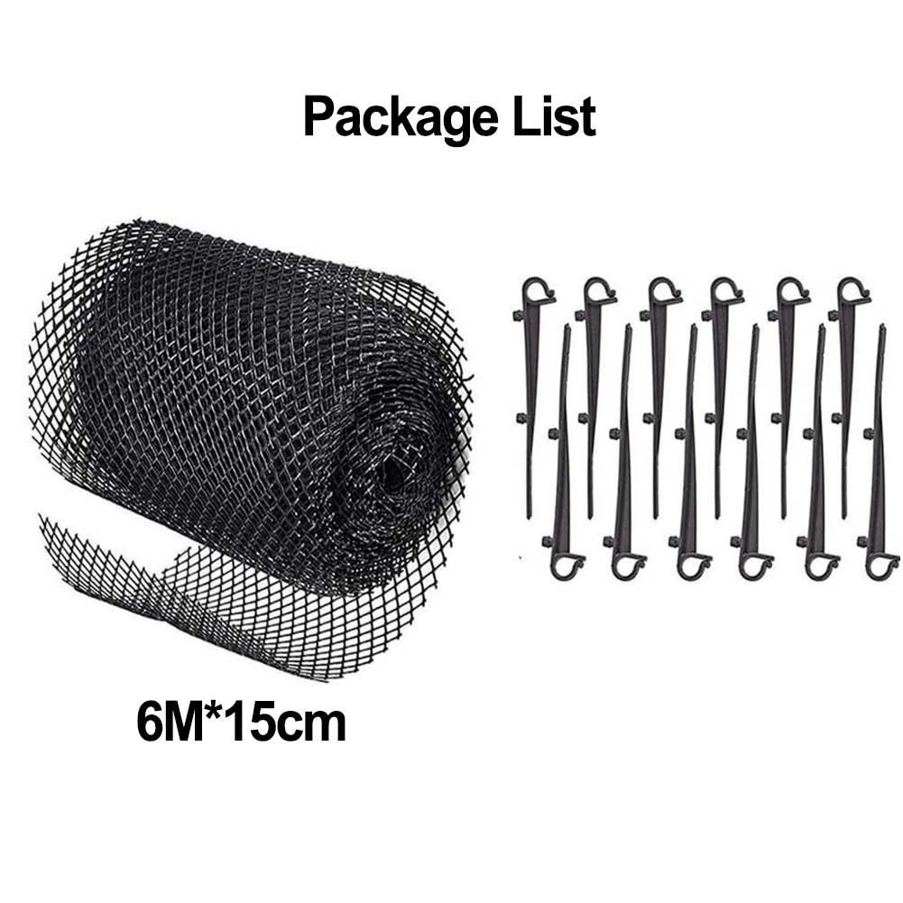 Защитная сетка от листьев 15 см х 6 м