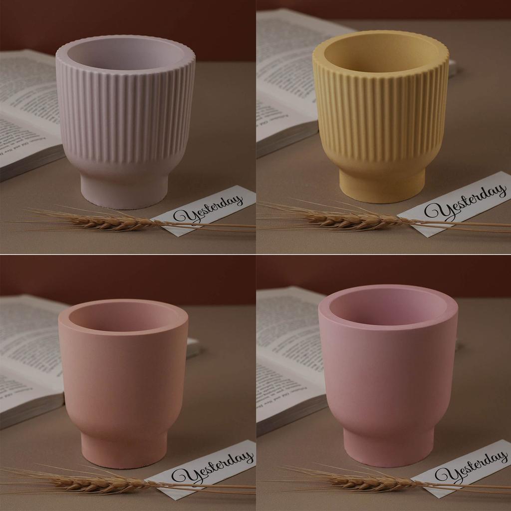 Силиконовая форма в форме чайной чашки, силиконовая форма для банок, антипригарная, легко извлекается из формы для изготовления штукатурки для банок, горшков, литья смолы своими руками