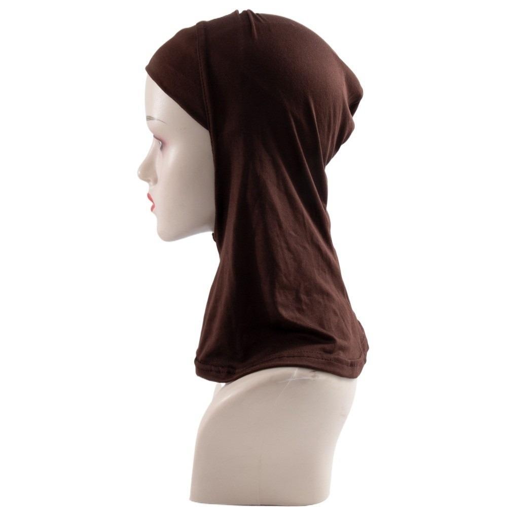 Modal Cotton Hijab Cap High Elasticity Muslim Bonnet Turban Style Headcover Muslim Women