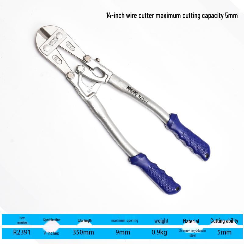 Кусачки для проволоки с высоким рычагом «Орлиный клюв» - Экономящие усилия плоскогубцы для арматуры, стали и железной проволоки