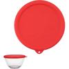 Silicone Replacement Lids for Pyrex 7401-s 3-Cup Sculpted Glass & Tinted Glass Bowls Mixing Bowls, 1-Pack (Only Lid)