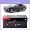 Alloy Hong Qi Car Model With Door Opening And Acousto Optic Design Gift For