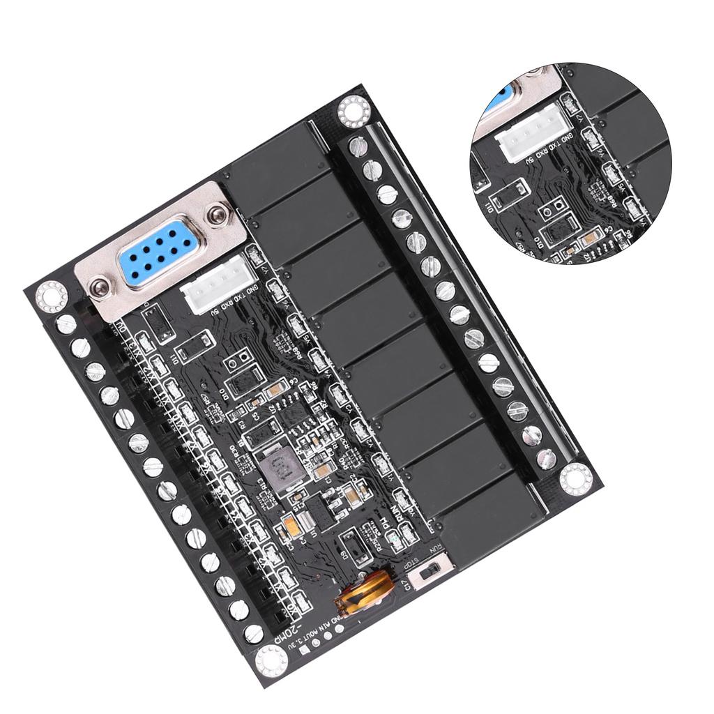Регулятор ПЛК DC 24V FX1N20MR Промышленная плата управления Программируемый логический контроллер