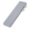 Docking Station 10Gbps 5Gbps USB3.0 Interfaces Memory Card Reader Lightweight Portable Type C Hub for MacBook Gray