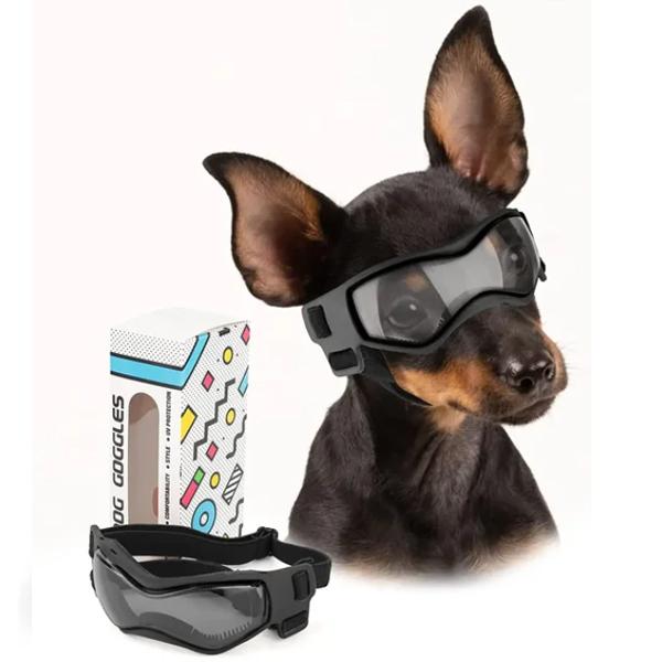 Солнцезащитные очки для собак, очки для домашних животных, удобные, мягкие, легко изнашиваемые, регулируемые очки