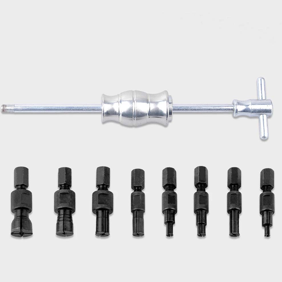 Комплект из 9 шт. съемника для глухих отверстий, обратный молоток, внутренний съемник для подшипников