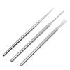 3Pcs Potterys Clay Wire Texture Brush 7Pin Needle Pen Ceramic Polymers Clay Modelings Sculpting Tool Cake
