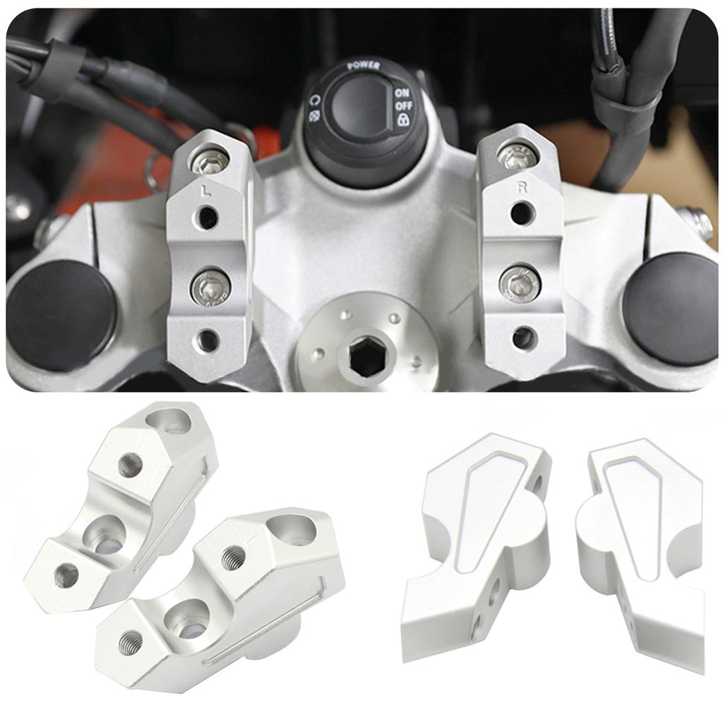 Зажим для руля мотоцикла, универсальный кронштейн для крепления на руль, зажимы для высоты подъема для F750 GS 18-19, 22 мм, крепление на планку