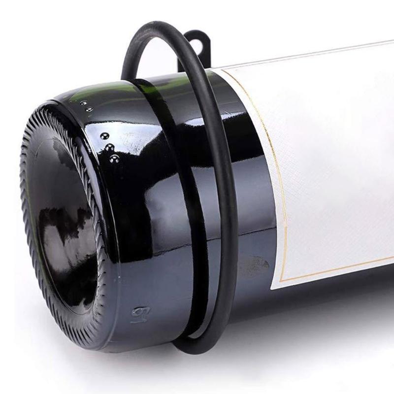 6pcs Iron Wine Bottle Rack Wall Mounted Wine Display Holder for Kitchen Bar Home Decoration Single Champagne Storage