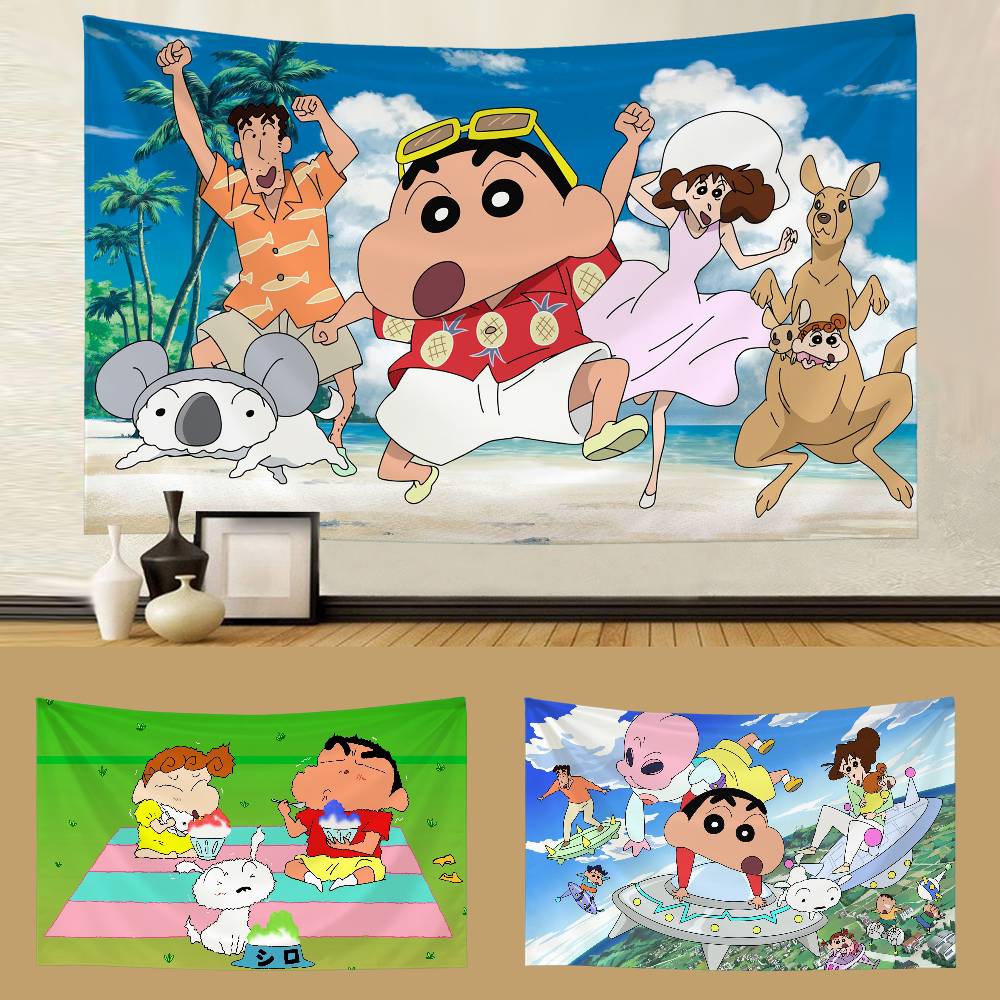 CCrayon SShinchan Tapestry Customizable Tapestries Of Various Styleswall Hangings Celebrity Photo Printingwall Hangings
