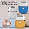 Электрическая пилка для ног, удаляющая мозоли, перезаряжаемая, с ЖК-дисплеем, самоклеящиеся подушечки с 2 шлифовальными головками, набор для педикюра для мужчин и женщин