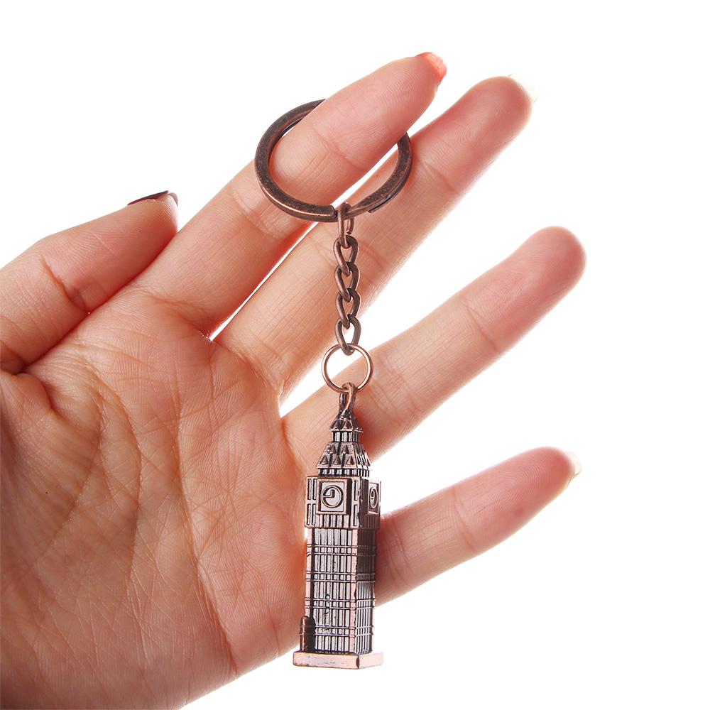 British Travel Souvenir Unisex Men Big Ben Clock Gifts Key Holder Metal Keychain Key Ring