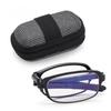 Portable Foldable Reading Glasses Men Women Ultralight TR90 Presbyopic Eyeglasses with Case Prescription Eyewea Diopter+1.0 +4.0