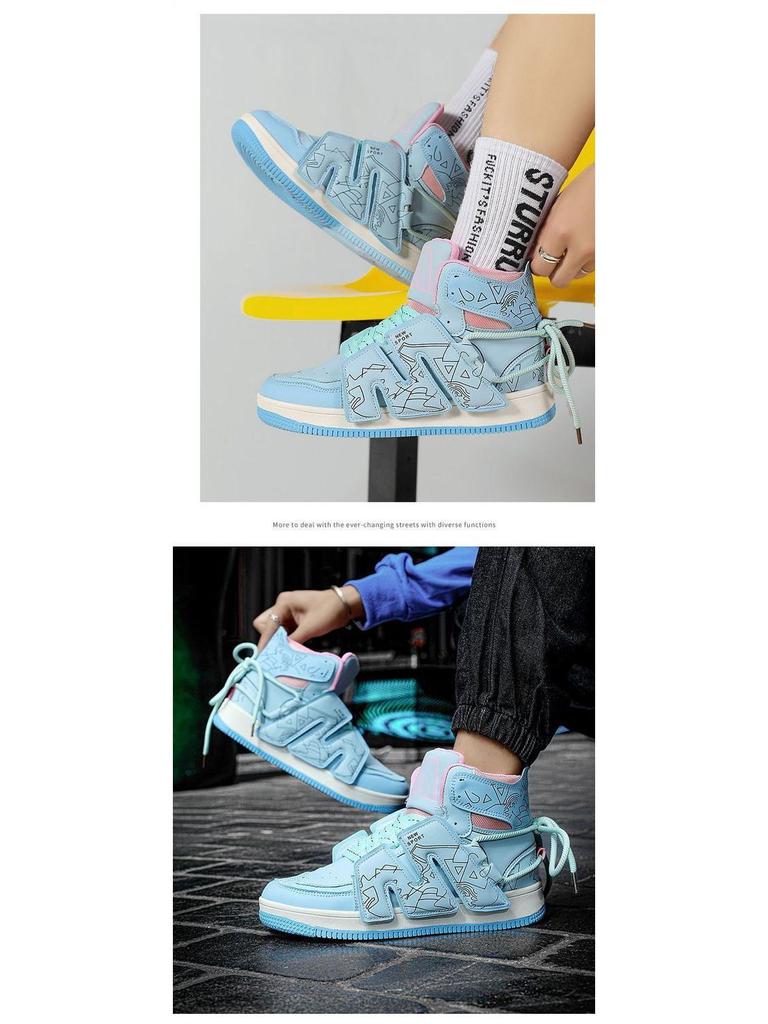 Мужские модные лоферы 2025: Дофаминовая мода Кроссовки хайтопы на толстой подошве, увеличивающие рост.