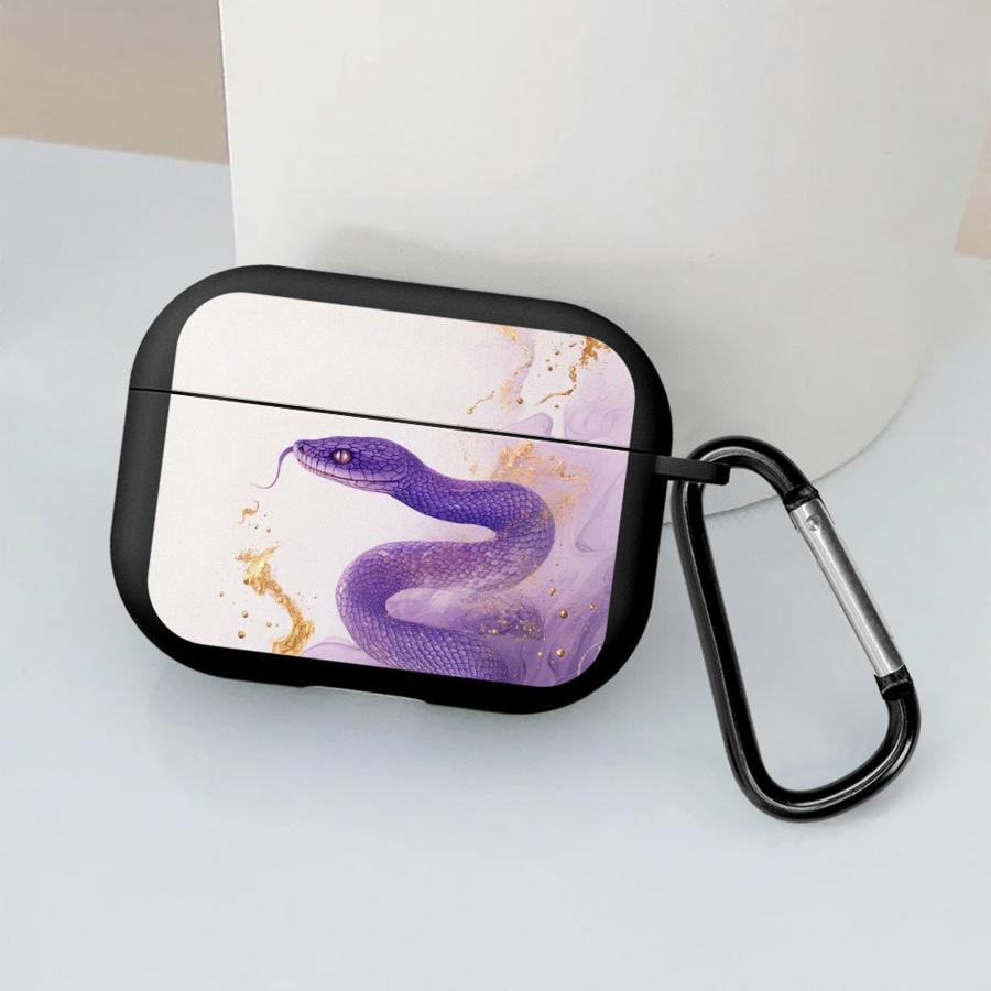 Чехол с графикой змеи для Airpods Pro3 1 Pro 2 3 4 Pro2 Чехлы для наушников Обложка