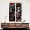 Paintings Decoration Oiran Scroll Painting Wall Hanging Calligraphy Anime Pictures for Home Decor Bedroom Poster