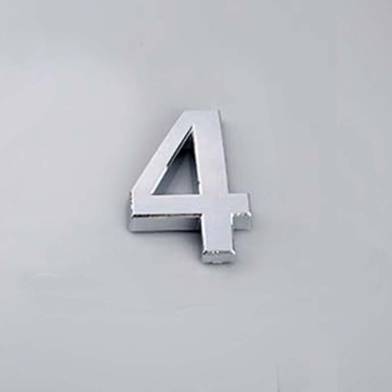 5CM 0-9 Sign Number Plate Digits Sticker Door Address Hotel House Modern Number
