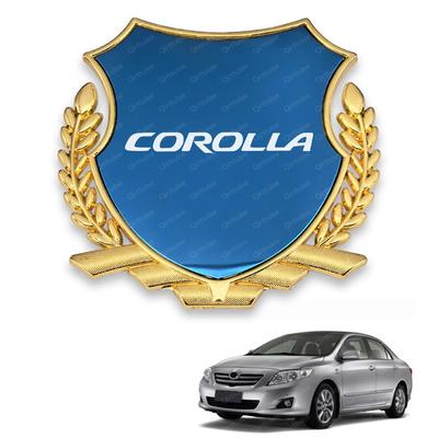 Эмблема автомобиля Corolla Металлическая эмблема Corolla X G W Grade Применимая Наклейка на автомобиль COROLLA