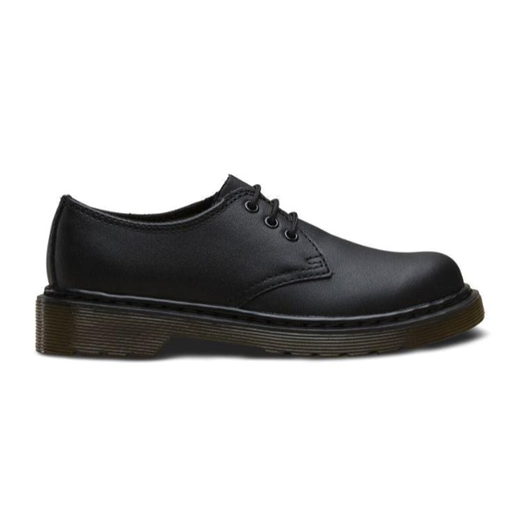 Dr. Martens 1461 Мягкая кожа Дышащие Амортизирующие Прочные Повседневные Снежные ботинки Детские ботинки Черный 15378001