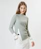 AVEN Front Slit Knit Pullover Mint